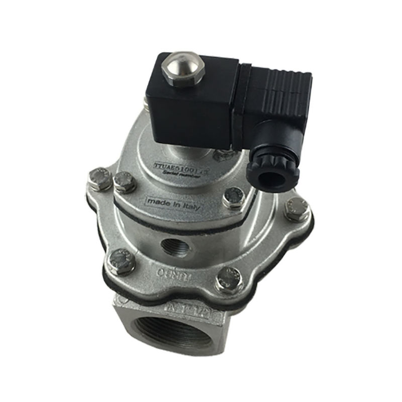 TURBO tipe FP40 1.5 inci DN40 katup pulsa 1-1/2 "aluminium die-casting sudut kanan katup pulsa elektromagnetik