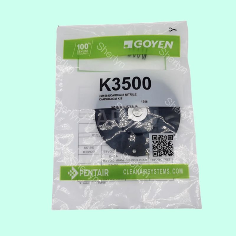 GOYEN 1.5-inch Nitrile Rubber Diaphragm Repair Kit K3500 K3501 K3502 Electromagnetic Pulse Valve R/CA35/40T