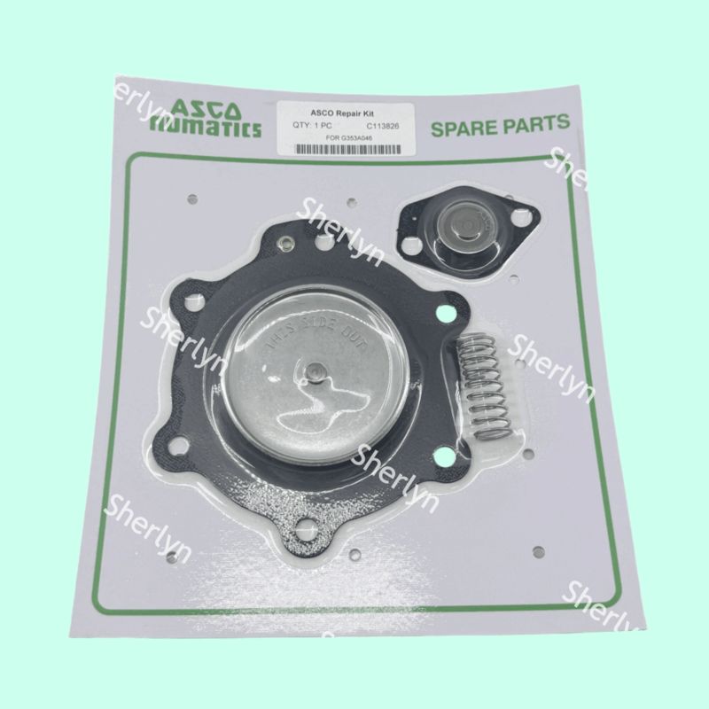 ASCO 1.5 inci Diafragma C113826 SCG353A046 Kit Perbaikan Diafragma Katup Pulsa