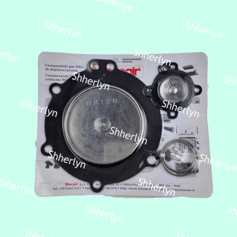 Mecair DB120 Diaphragm Repair Kit 3-inci VEM220/VNP220 3-inci katup pulsa elektromagnetik