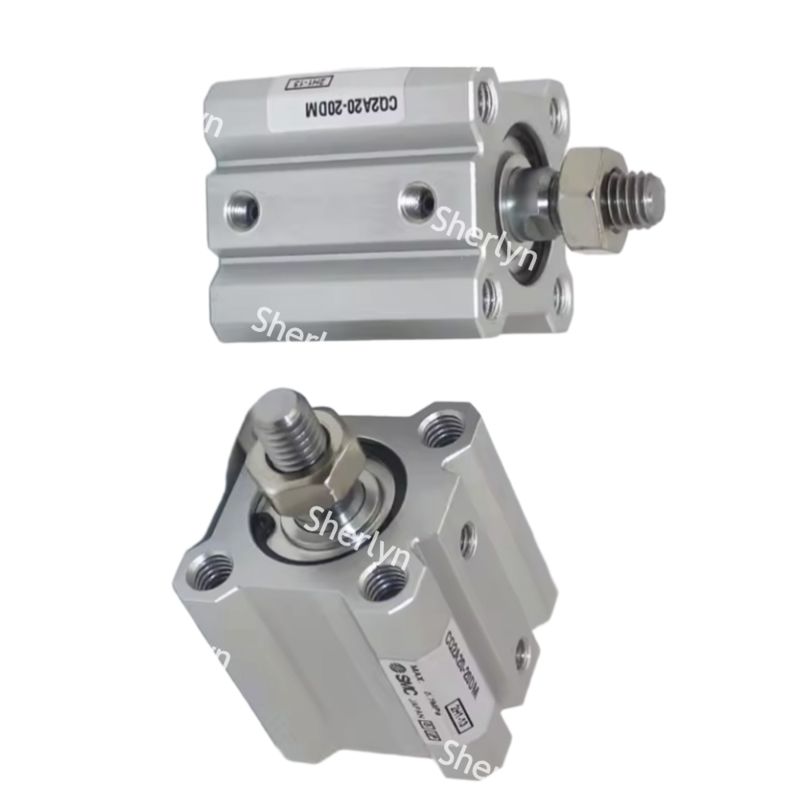 SMC CQ2 Series Compact Cylinder CQ2A12-45D Tipe Standar Double Acting Single Rod