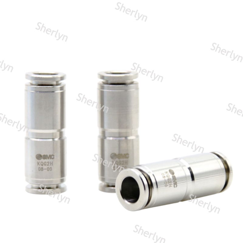 KQG2H12-00 SMC Seri KQG2 Adaptor Tube-to-Tube Langsung Dorong 12 mm Untuk Dorong 12 mm Tube-to-Tube Style Connection 4E2-9ET/KQ2A60