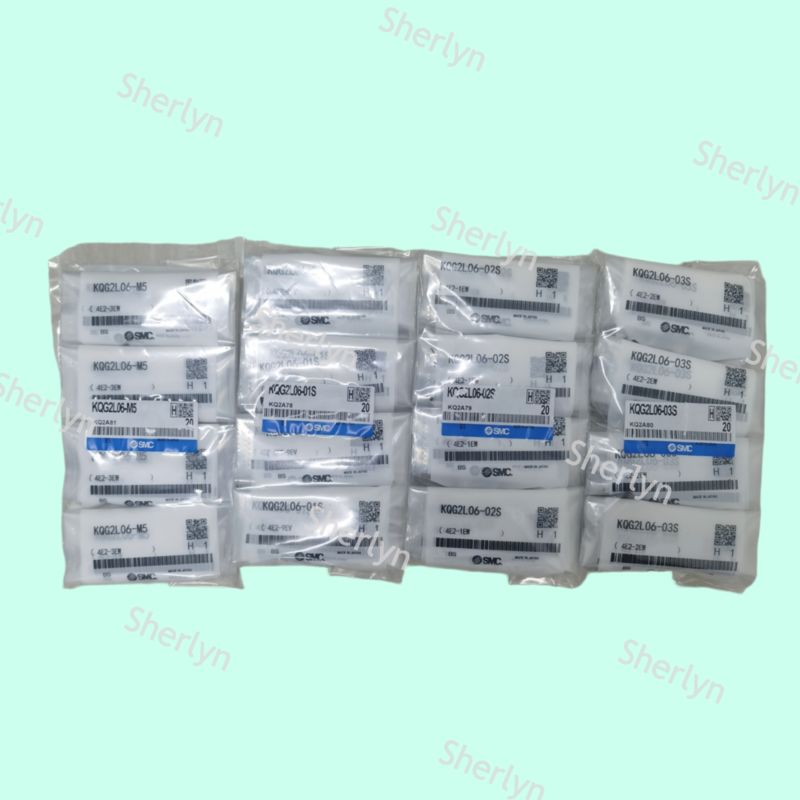 SMC KQG2L04-01S 90 Degree Elbow dengan Sealant 316 Stainless Steel 4 Mm X R1/8