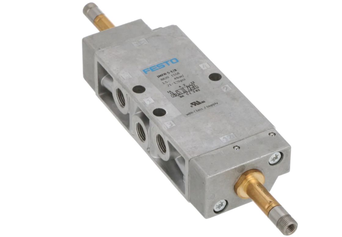 Festo JMFH-5-1/8 8820 Solenoid Valve, 5/2, solenoid dijual secara terpisah, 600L/min, 1,5-8 bar, G 1/8 MFR Bagian