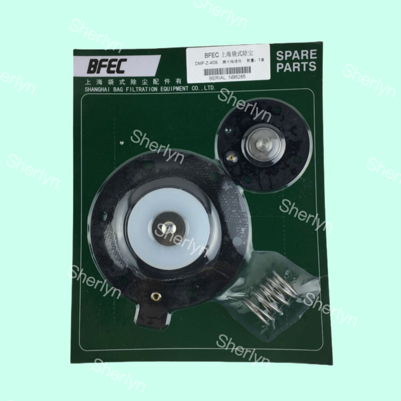 DMF-Z-40S BFEC Bag Dengan Diafragma DMF-Z-40S 1.5 inci Elektronik Pulse Valve Diafragma Perbaikan Kit