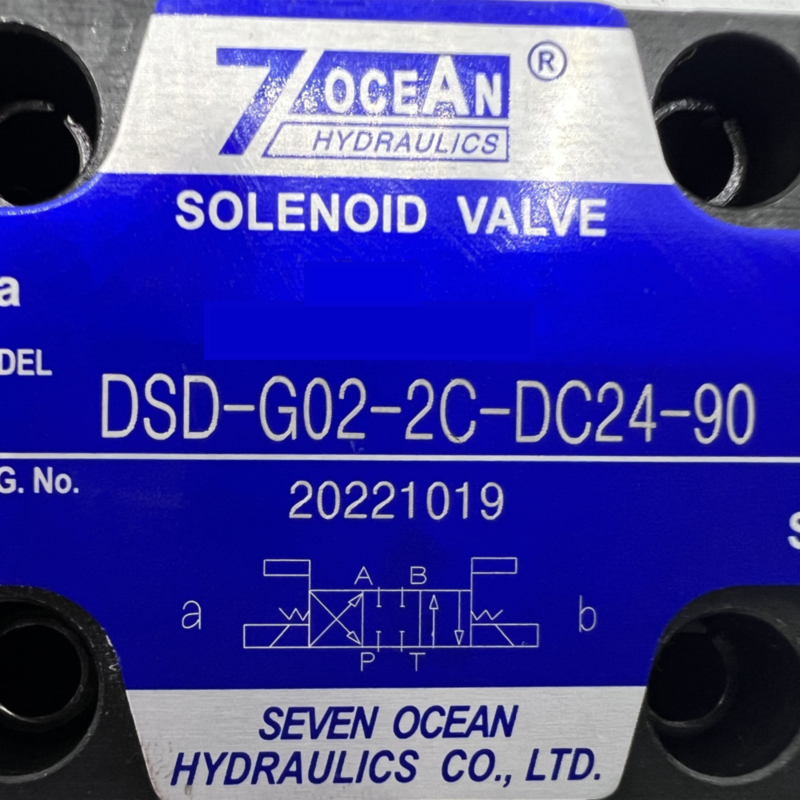 Katup Elektromagnetik Tegangan DSD-G02-2C-DC24-90 DC24V 7OCEAN
