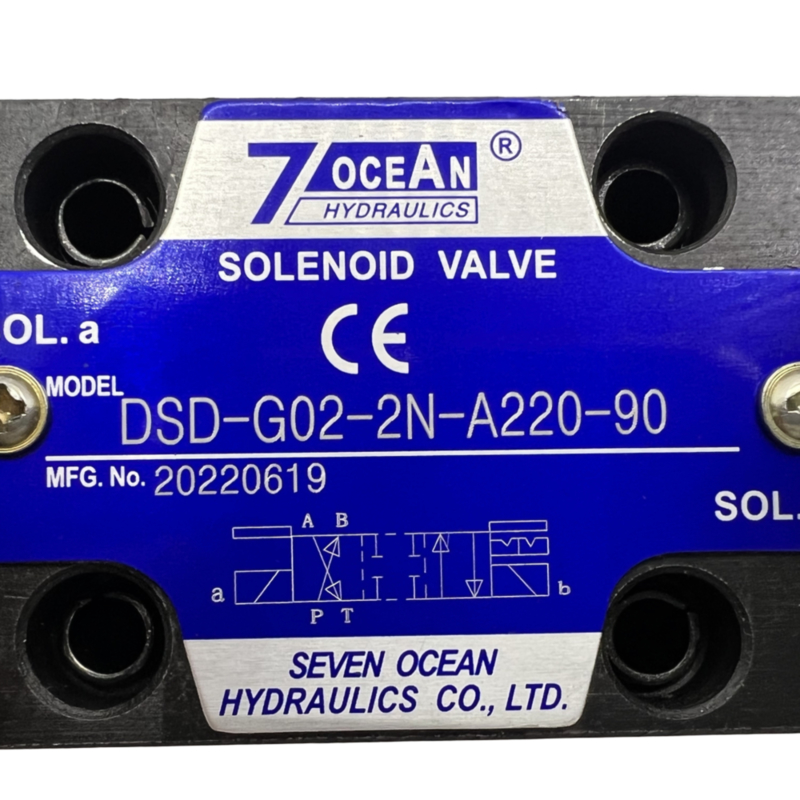 Katup Solenoid Pneumatik 7 OCEAN DSD-G02-2N-A220-90 AC220 Tegangan Katup Kontrol Arah
