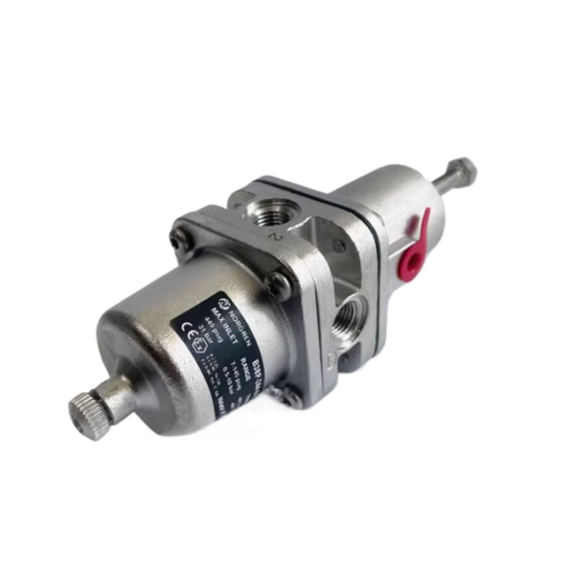 Norgren B38P-344-B1MA Filter-regulator Baja Tahan Karat B38 Ulir 3/8" NPT Regulator Filter Udara Industri