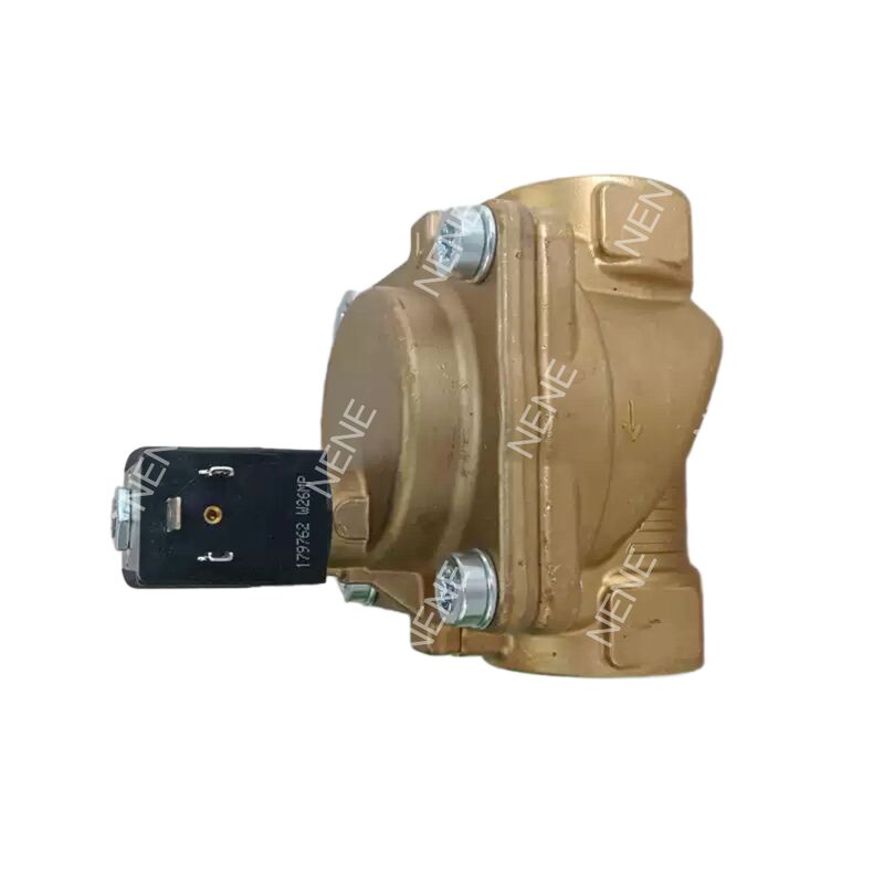 Burkert Solenoid Control Valve 00322508 6281 G3/8 2/2 Biasanya Ditutup Dengan Kontrol Manual 10.0 Aliran Lubang NBR Disegel Brass Valve Body DC24V 8W 0.2-16bar -10~+80 °C BURKERT