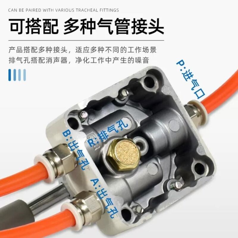 SMC Pneumatic Rotary Valve Pneumatic pipeline manual switch valve hand operated valve menyediakan dan operasi pneumatik manual