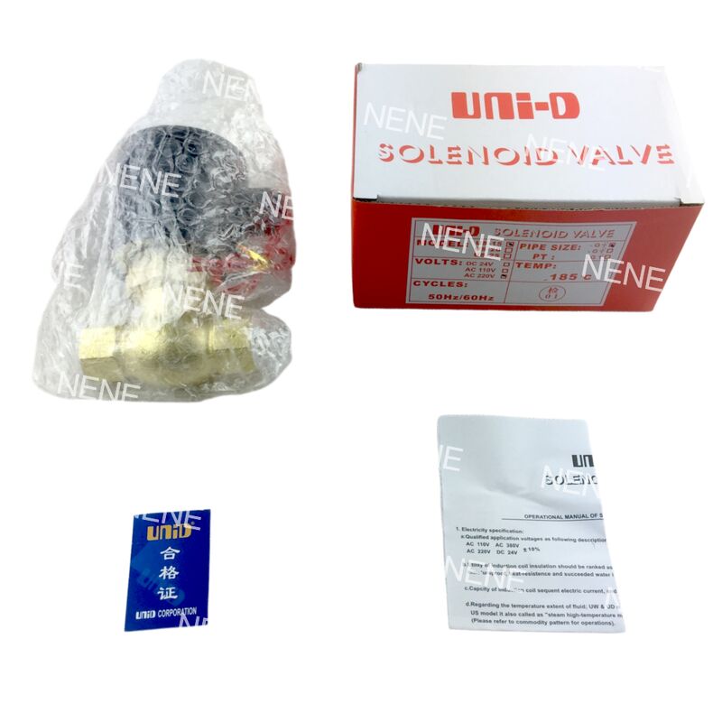 Katup Solenoid Pneumatik US-10 UNID 3/8" NPT 2/2 Arah Normal Tertutup (N.C)