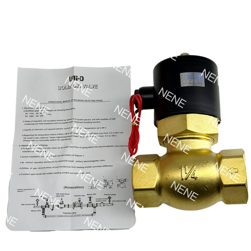 Katup Solenoid Pneumatik US-35 UNID NC Ukuran Pipa 1 1/4" Orifice 30 mm