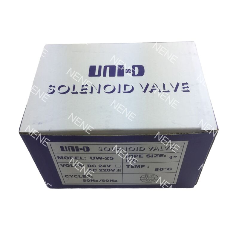 Katup Solenoid Diafragma UNID NBR UW-65 Katup Solenoid 2-1/2" Berflensa 2/2 Arah Tertutup Normal (N.C)