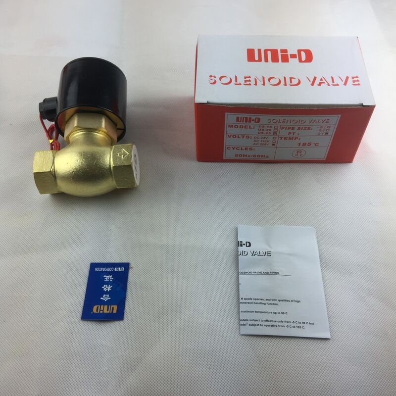Katup Solenoid Tahan Suhu Tinggi 1 Inci, Katup Solenoid Uap Katup Uap US-25