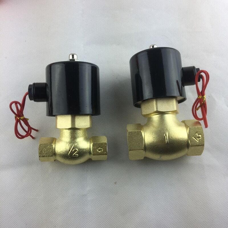 US-35 Tembaga tahan suhu tinggi uap Solenoid klep Kontrol Klep Listrik Klep Air 1,2-inci