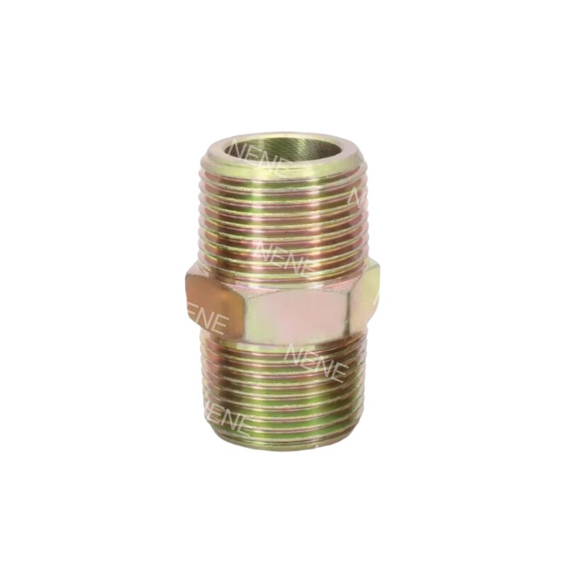 Hidrolik Union Pipe Fitting 1/2 Inch Hydraulic Adapter Engineered Flat Mouth Union Joint