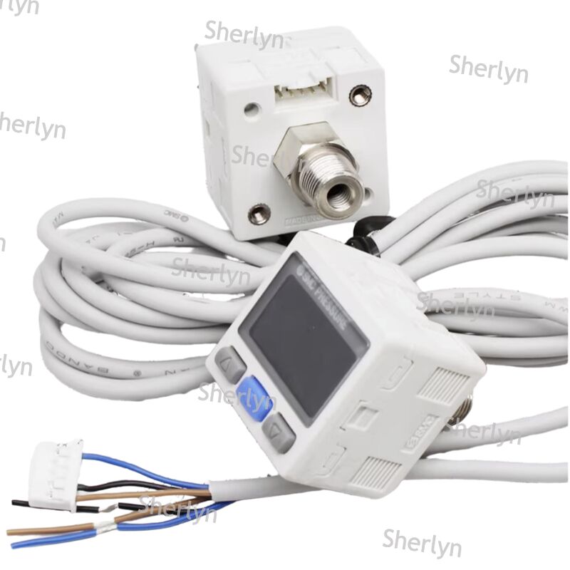 Saklar Tekanan Digital Kelas Industri SMC ISE30A-01-N-L Output NPN Rentang 1MPa Pemantauan Tekanan Sistem Pneumatik Khusus