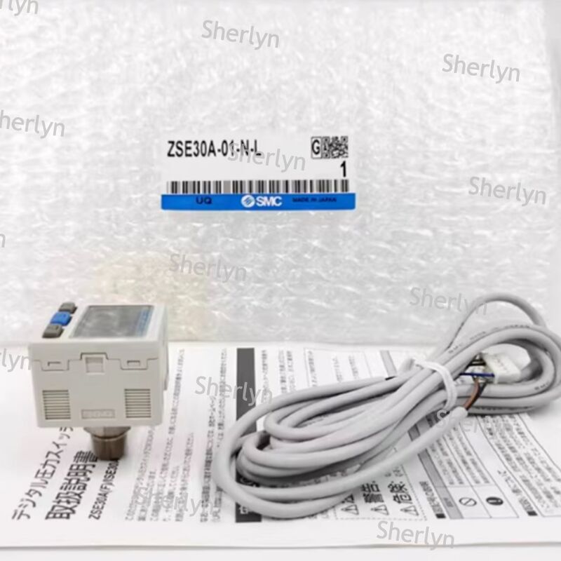 Saklar Tekanan Digital Kelas Industri SMC ISE30A-01-N-L Output NPN Rentang 1MPa Pemantauan Tekanan Sistem Pneumatik Khusus
