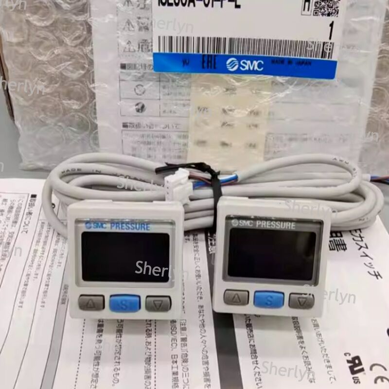 Sensor Tekanan Digital Presisi Tinggi Output PNP Jalur Produksi Otomatis Kontrol Tekanan Udara SMC ISE30A-01-P-L