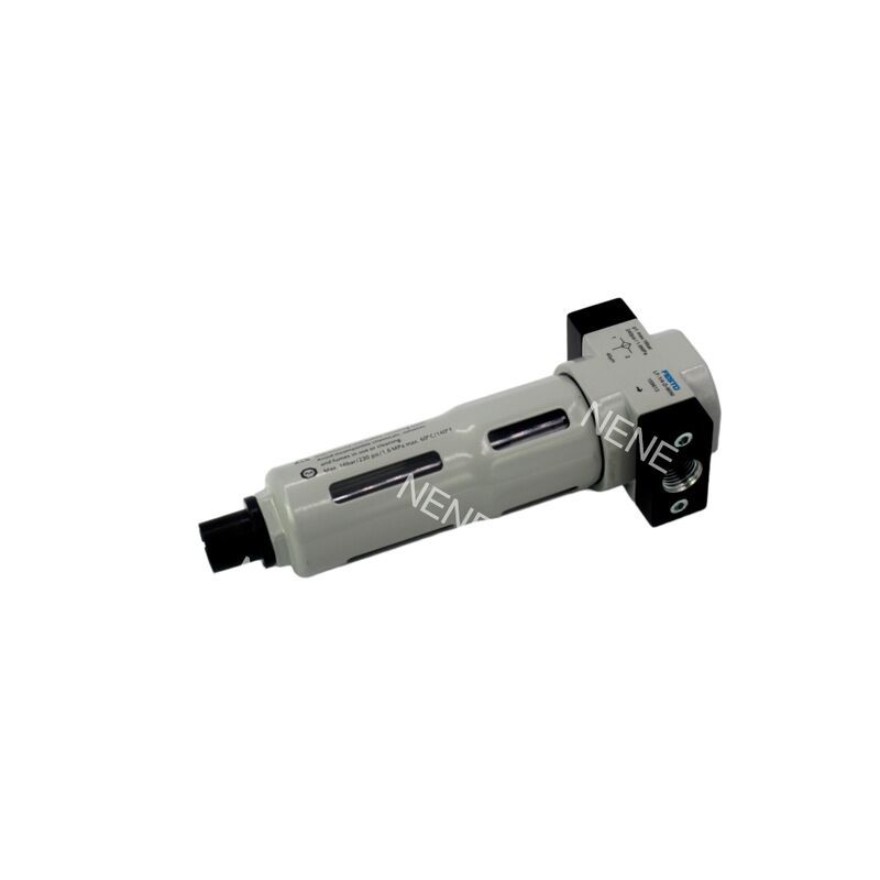 Filter Udara Dikompresi Festo LF-1/4-D-MINI-A 159617 Zinc Alloy Housing Metal Bowl Guard Sinter Filter G1/4 Port 0,5-12 bar 40 μm Penarikan Otomatis
