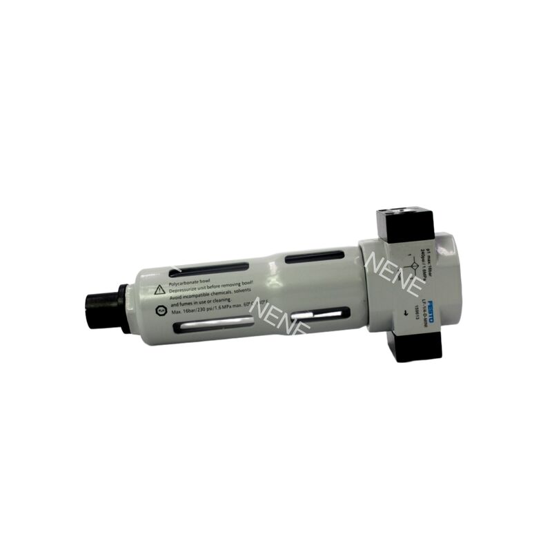 Dengan Pengukur MPA 0,5-7bar Regulator Filter Festo LFR-1/4-D-7-MINI-MPA 8002301 40μm G1/4 Saluran Manual Paduan Seng Dengan Pengukur Tekanan