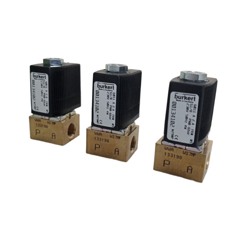 6281 Series BURKERT 00221884 G1 Solenoid Valve 2/2 NC Untuk Kontrol Medium Pipa
