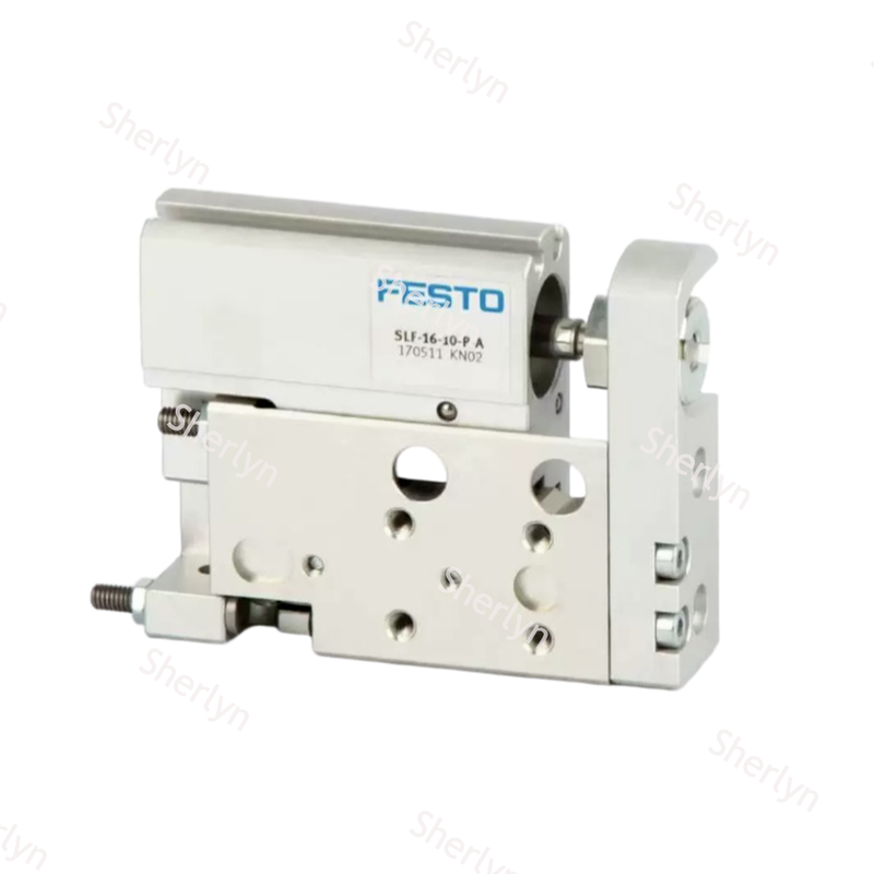 Dalam stok FESTO 170504 SLF-6-20-P-A Profil tipis Mini Slide Cylinder 6×20mm Double Acting Aluminium Actuator untuk peralatan pengujian elektronik