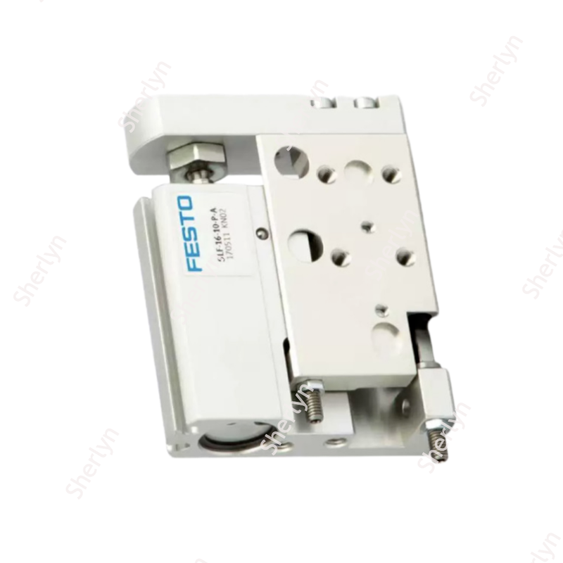 Yoke Double Acting FESTO 170507 SLF-10-20-P-A Guided Air Cylinder, 10×20mm Multi-angle Mountable Aluminium Linear Slider Support Proximity Switch