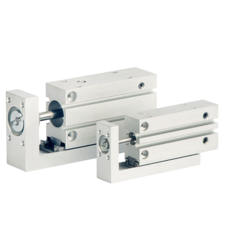 Mini Ball Guide Slide Cylinder Dengan Dual End Cushion SLS-10-10-P-A #170492 FESTO SLS Series Double Acting Pneumatic Cylinder 10mm Bore 10mm Stroke Untuk Peralatan Posisi Presisi