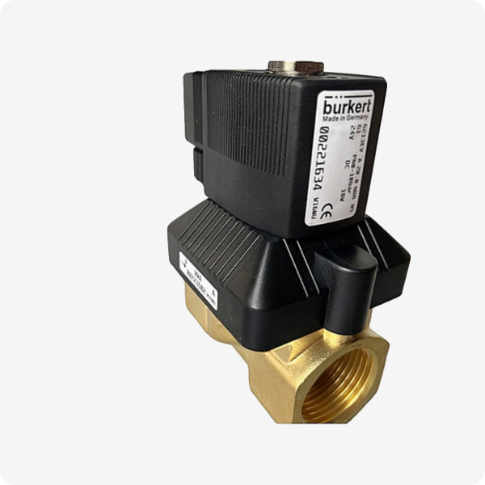 Bahan badan kuningan Solenoid Valve G1/4 Joint Pipe Bor yang dirancang untuk mengoptimalkan kontrol aliran dalam proses manufaktur 125301
