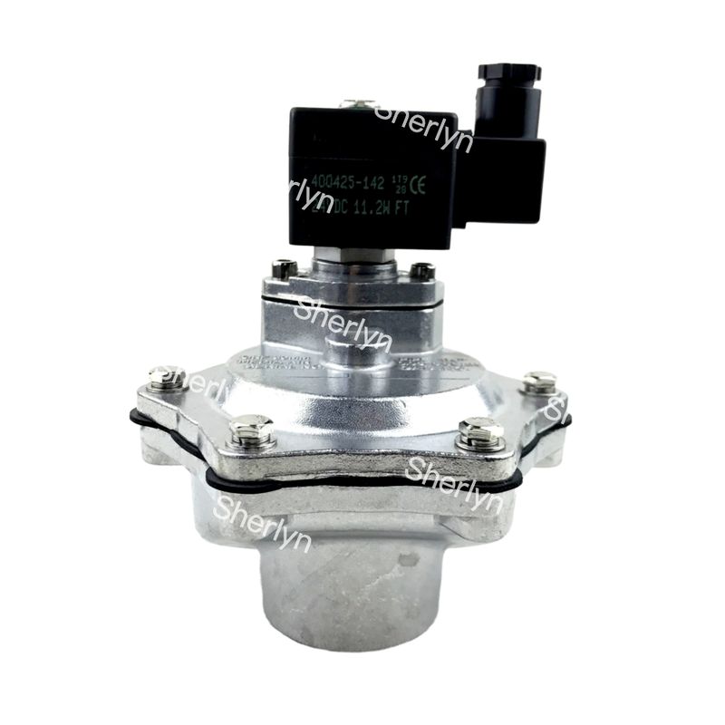 ASCO SCG353A047 Diperkuat Diafragma Pulse Jet Valve IP65 Rated 0.35-8.5Bar Wide Pressure Bag Filter Blowing Actuator