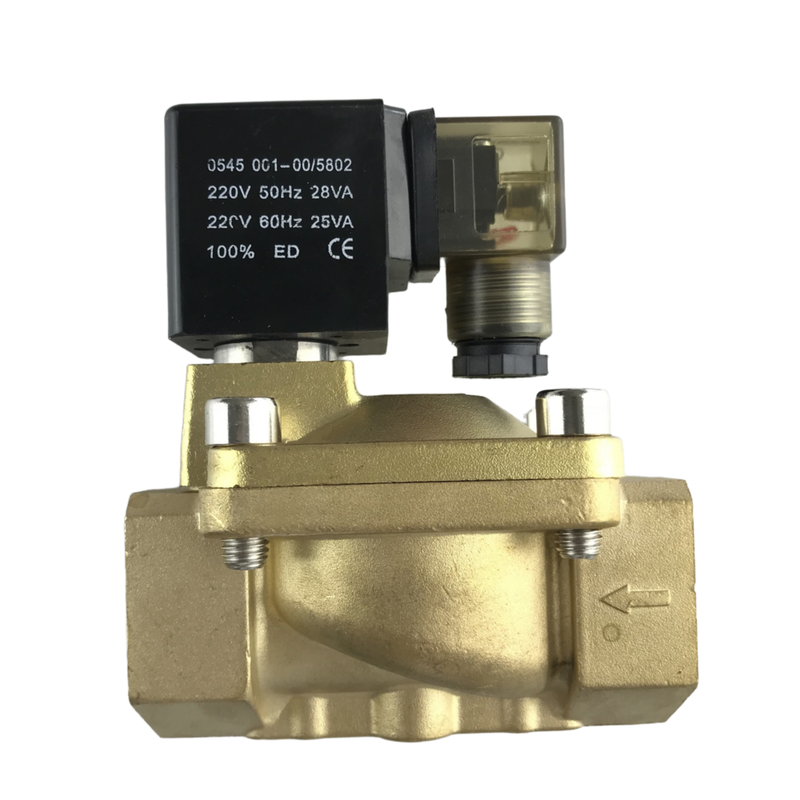 Ukuran Pelabuhan 3/8" sampai 2" inci Tekanan Katup Solenoid Pneumatik 0,5 sampai 10 Bar Kelas Perlindungan IP65 Dirancang untuk Otomasi Pneumatik