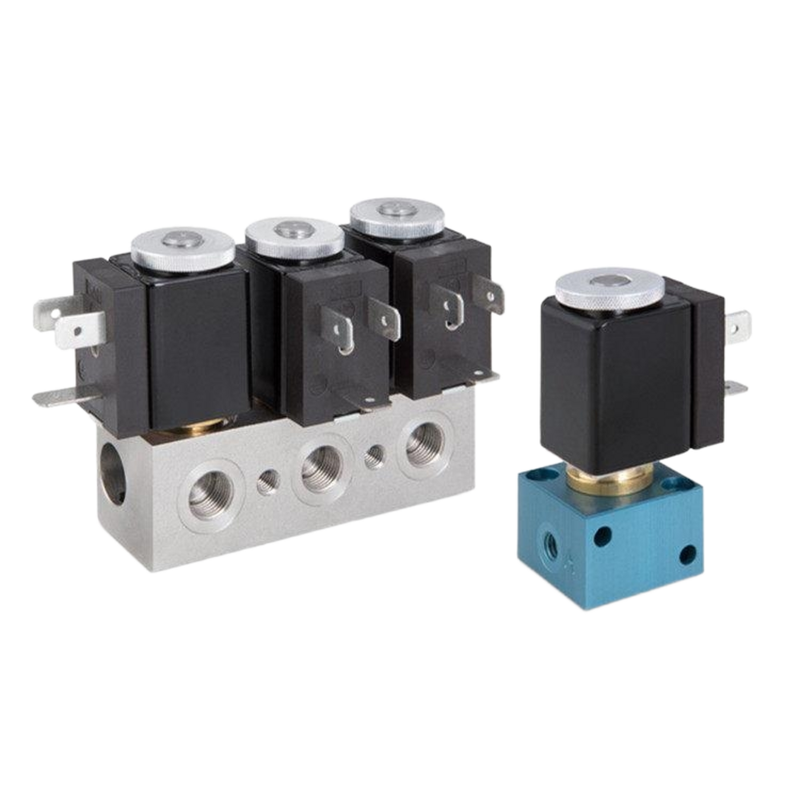 1913BA252-S NBR Diafragma Pneumatic Solenoid Valve 2.5mm Ukuran Lubang 2 Way Port Tutup Secara Normal Ukuran 1/4 '