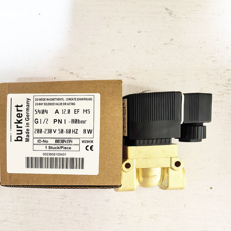 "00304194 00304191 00304193 Burkert Solenoid Control Valve Yang Menyediakan Operasi yang Stabil Dalam Berbagai Aplikasi Industri 5404 G1/2 2/2 Biasanya Ditutup