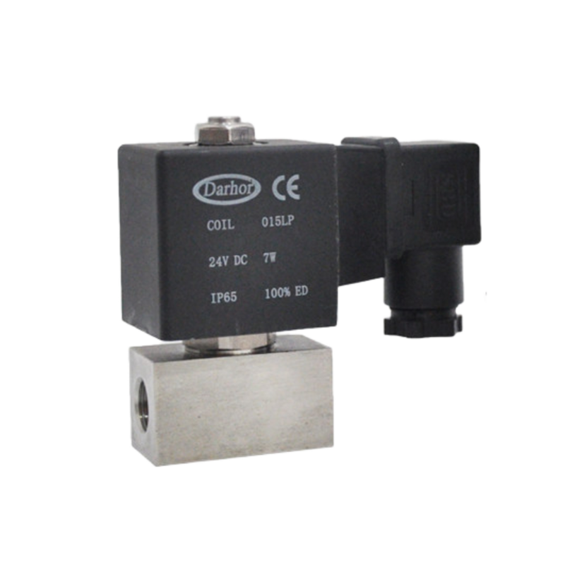 220VAC Pneumatic Solenoid Valve SH-025ES 1/4 3/8 Port Size 2 Way Valve yang ditutup secara normal Ukuran lubang 2,5mm
