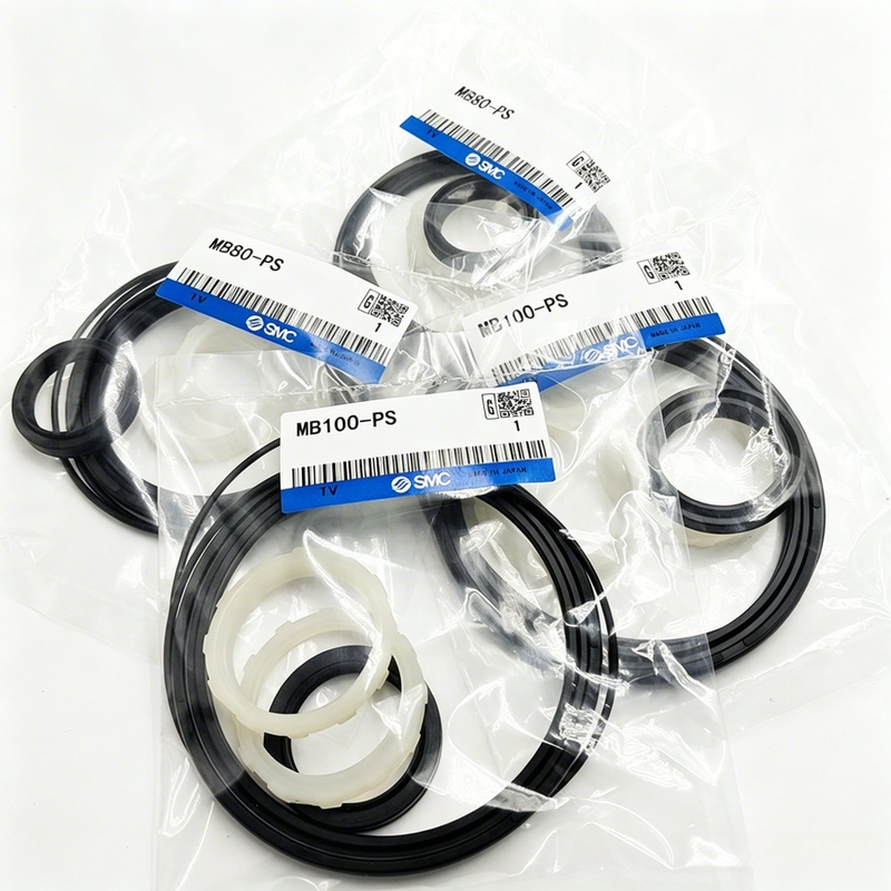 Kit Servis Silinder Pneumatik SMC MB63-PS Set Lengkap Perakitan Segel Perbaiki Kebocoran Udara Pengganti Silinder Udara Batang Pengikat Aksi Ganda Seri MB