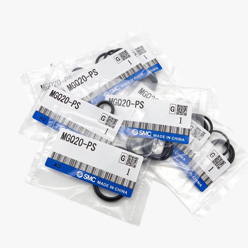 SMC MGQ20-PS Pneumatic Maintenance Seal Kit Kompleks Komponen Penutup Penggantian Untuk MGQ Series 20mm Bore Compact Guided Air Cylinder Perbaikan Otomasi Industri