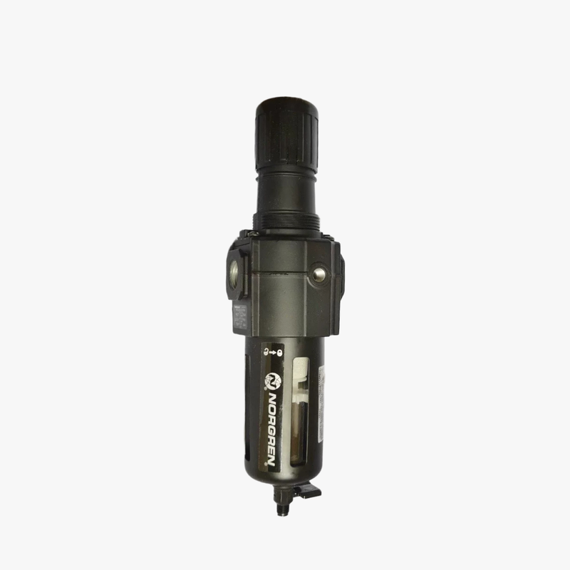 NORGREN B74G‐6GK‐AD3‐RMN B74G‐6GK‐AP3‐RMN G3/4 In‐Line Filter‐Regulator ISO8573‐1 Compliance Low-Pressure‐Drop Protect Downstream Solenoid Valve And High-Output Pneumatic Actuator Devices (Pengaturan Filter-Regulator In-Line ISO8573‐1) Mempertahankan Penurunan Tekanan Rendah