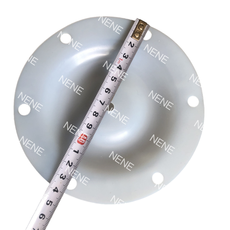 230MM Diameter Luar 8 Lubang Putih F46 Diafragma Suku Cadang Pengganti QBY-25 QBY-40 Untuk Pompa AODD Transfer Cairan
