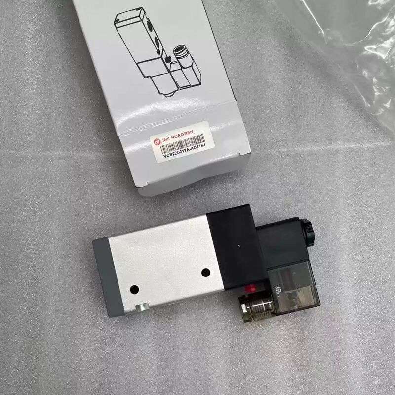Katup Solenoid 3/2 Normally Open NORGREN VCB22D317A-AD219J G1/2 AC220V Katup Buang Kembali Pegas Kontrol Arah Pneumatik