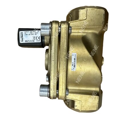 BURKERT 2/2 Way Solenoid Valve 00221958 Tipe 6281 G1 Biasanya tertutup Kuningan Konstruksi Manual Override NBR Seal 20.0 Aliran Orifisi DC24V 8W 0.2-16 Bar