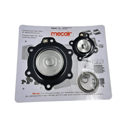 Aksesori Tahan Lama DB114 FKM Diaphragm Spring Assembly Pengganti Langsung untuk Mengurangi Kebocoran Katup Solenoid Mecair Pulse Jet Kompatibel dengan Katup VNP/VEM214/314/414/614/714
