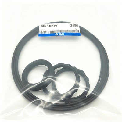 Kompatibel SMC Cylinder Overhaul Kit CS1‐300A‐PS / CS2‐300A‐PS NBR Sealing Spare Parts Includes Wiper Ring Untuk CS1 CS2 Heavy Duty Cylinder Replacement