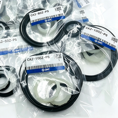 Paket Servis Silinder Pneumatik SMC CA2-63Z-PS Gasket Lengkap dan Seal Tahan Aus Perbaiki Kebocoran Udara Bantalan untuk Silinder Produksi Otomasi Pabrik