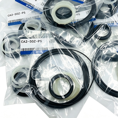 Kit Perbaikan Silinder SMC CA2-40Z-PS NBR Rod Piston Cushion Seal Set Untuk Silinder Pneumatik Standar Bore 40mm Termasuk Kemasan Gemuk Pelumas