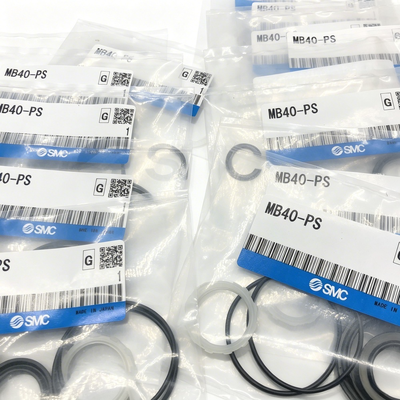 Kit Perbaikan Seal Silinder Udara SMC MB32-PS Cincin Seal NBR untuk Seri MB Bagian Pengganti Perawatan Silinder Pneumatik Bore 32mm Tersedia
